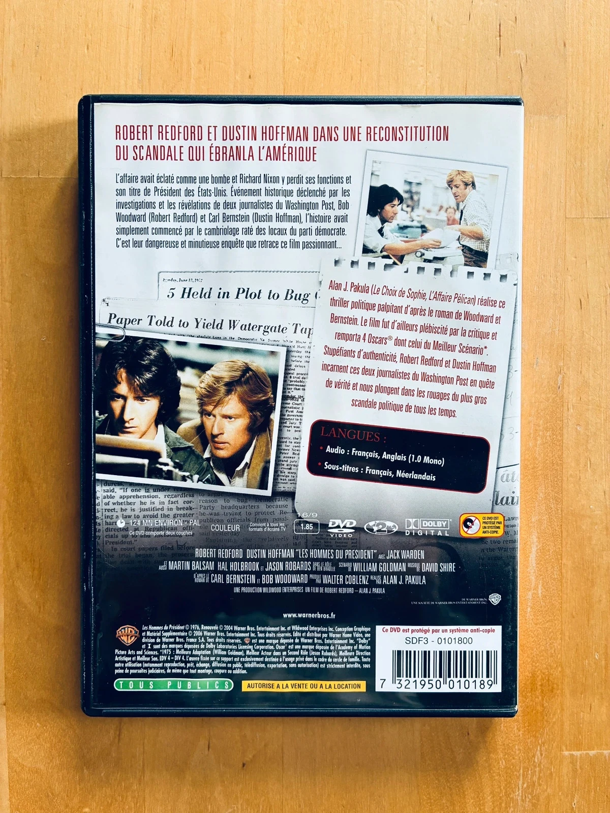 DVD Los hombres del presidente Robert Redford Dustin Hoffman. – photo 3